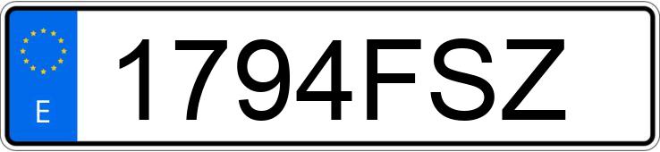 Numer rejestracyjny 1794FSZ posiada CITROEN C4 Numer rejestracyjny 1794FSZ posiada CITROEN C4