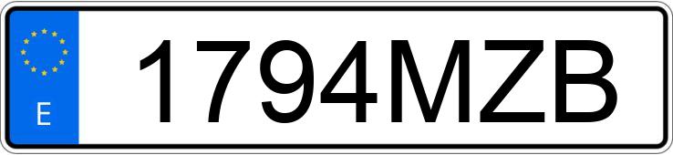 Numer rejestracyjny 1794MZB posiada FERRARI 488 Numer rejestracyjny 1794MZB posiada FERRARI 488
