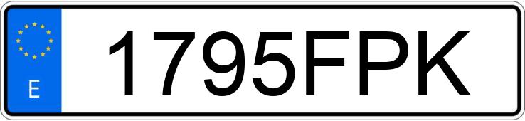 Numer rejestracyjny 1795FPK posiada OPEL CORSA