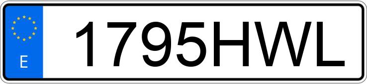 Numer rejestracyjny 1795HWL posiada OPEL ASTRA