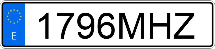 Numer rejestracyjny 1796MHZ posiada PEUGEOT 308