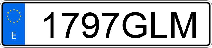 Numer rejestracyjny 1797GLM posiada RENAULT MEGANE COUPE