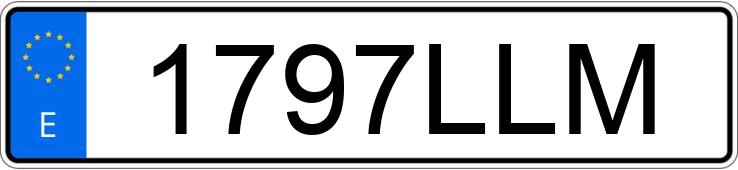 Numer rejestracyjny 1797LLM posiada MERCEDES SPRINTER