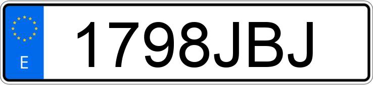 Numer rejestracyjny 1798JBJ posiada NISSAN MICRA