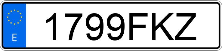 Numer rejestracyjny 1799FKZ posiada VOLVO B 12 Numer rejestracyjny 1799FKZ posiada VOLVO B 12