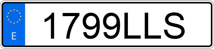 Numer rejestracyjny 1799LLS posiada RENAULT MEGANE SPORT TOURER