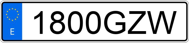 Numer rejestracyjny 1800GZW posiada KIA SPORTAGE Numer rejestracyjny 1800GZW posiada KIA SPORTAGE