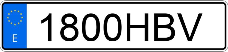 Numer rejestracyjny 1800HBV posiada TOYOTA AVENSIS Numer rejestracyjny 1800HBV posiada TOYOTA AVENSIS