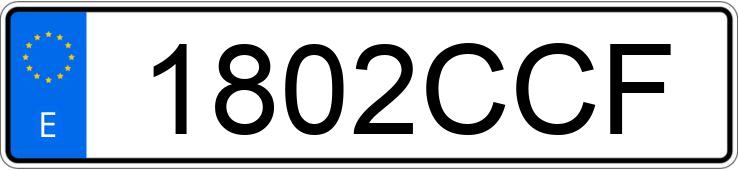 Numer rejestracyjny 1802CCF posiada CITROEN JUMPY