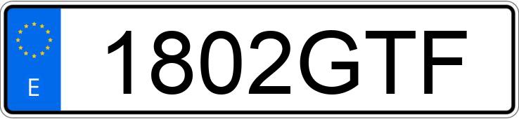 Numer rejestracyjny 1802GTF posiada MITSUBISHI OUTLANDER