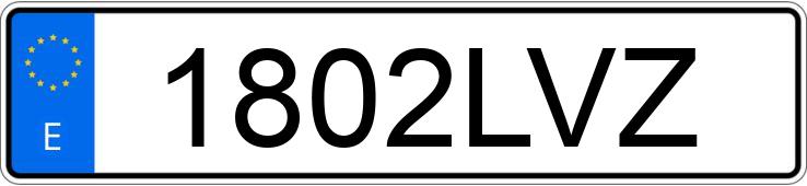 Numer rejestracyjny 1802LVZ posiada DACIA DUSTER