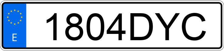 Numer rejestracyjny 1804DYC posiada SEAT CORDOBA Numer rejestracyjny 1804DYC posiada SEAT CORDOBA