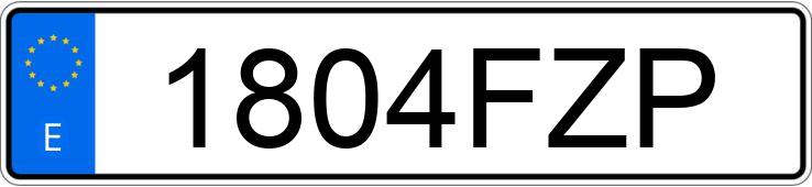 Numer rejestracyjny 1804FZP posiada FORD FOCUS Numer rejestracyjny 1804FZP posiada FORD FOCUS