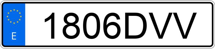 Numer rejestracyjny 1806DVV posiada RENAULT MEGANE