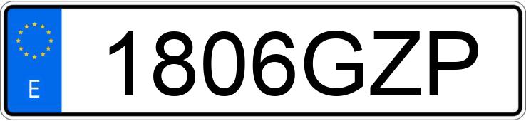 Numer rejestracyjny 1806GZP posiada HONDA PCX Numer rejestracyjny 1806GZP posiada HONDA PCX