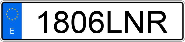 Numer rejestracyjny 1806LNR posiada HYUNDAI TUCSON