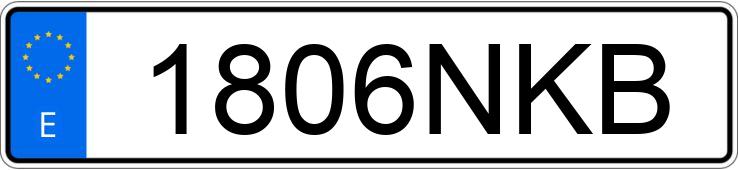 Numer rejestracyjny 1806NKB posiada AUDI Q5 SPORTBACK
