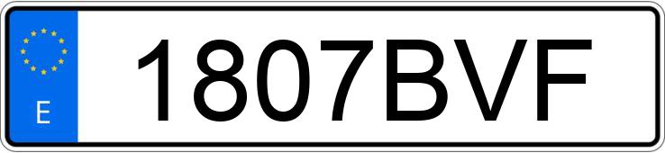 Numer rejestracyjny 1807BVF posiada RENAULT CLIO