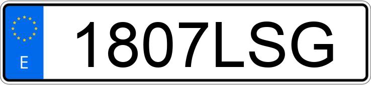 Numer rejestracyjny 1807LSG posiada NISSAN MICRA