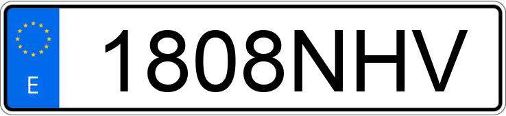 Numer rejestracyjny 1808NHV posiada RENAULT CLIO