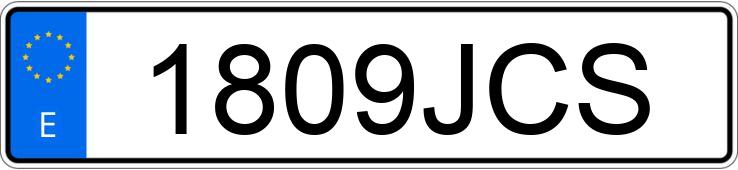 Numer rejestracyjny 1809JCS posiada MINI MINI