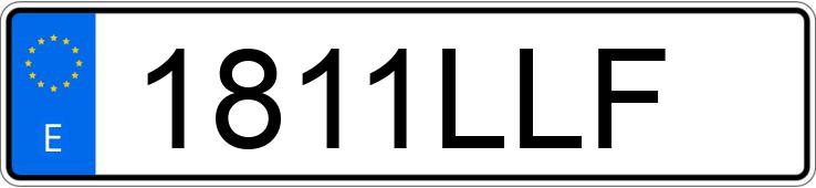 Numer rejestracyjny 1811LLF posiada SEAT LEON