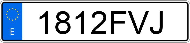 Numer rejestracyjny 1812FVJ posiada RENAULT KANGOO Numer rejestracyjny 1812FVJ posiada RENAULT KANGOO