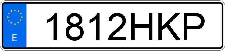 Numer rejestracyjny 1812HKP posiada RENAULT CLIO