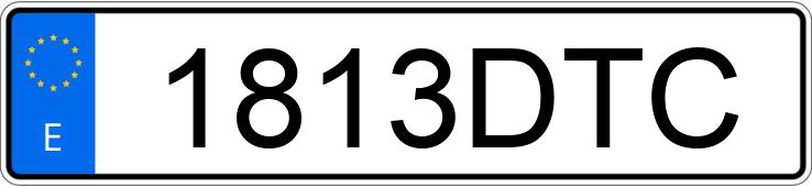 Numer rejestracyjny 1813DTC posiada BMW SERIE 3