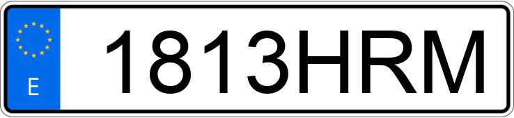 Numer rejestracyjny 1813HRM posiada DACIA DUSTER