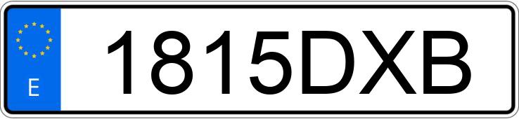 Numer rejestracyjny 1815DXB posiada AUDI A4