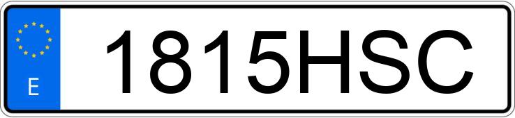 Numer rejestracyjny 1815HSC posiada BMW SERIE 3