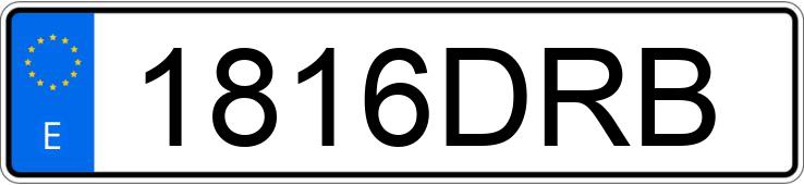 Numer rejestracyjny 1816DRB posiada MERCEDES CLS (219)