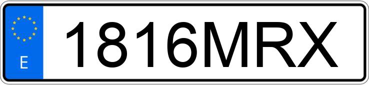 Numer rejestracyjny 1816MRX posiada NISSAN QASHQAI Numer rejestracyjny 1816MRX posiada NISSAN QASHQAI
