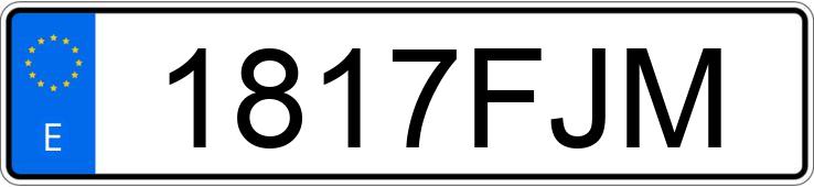 Numer rejestracyjny 1817FJM posiada RENAULT LAGUNA