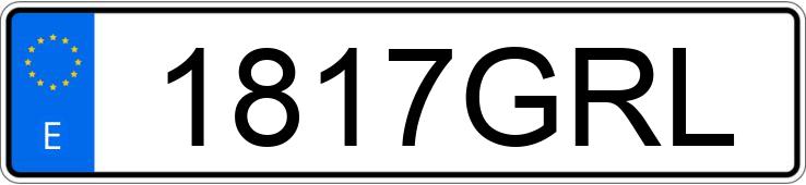 Numer rejestracyjny 1817GRL posiada VOLKSWAGEN PASSAT