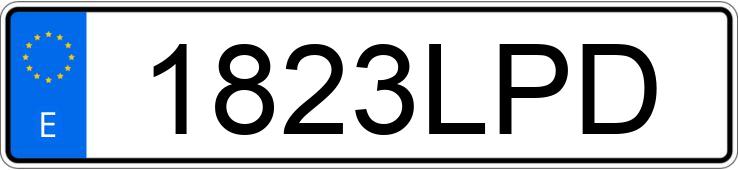 Numer rejestracyjny 1823LPD posiada VOLKSWAGEN T-CROSS