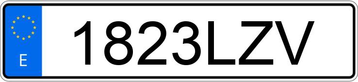 Numer rejestracyjny 1823LZV posiada KIA SORENTO