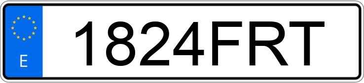 Numer rejestracyjny 1824FRT posiada MERCEDES S (220-221)