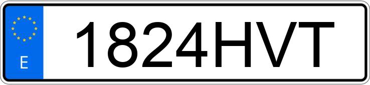 Numer rejestracyjny 1824HVT posiada VOLKSWAGEN TRANSPORTER Numer rejestracyjny 1824HVT posiada VOLKSWAGEN TRANSPORTER