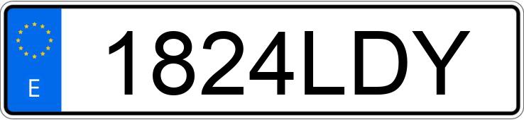 Numer rejestracyjny 1824LDY posiada AUDI Q3