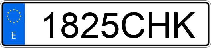 Numer rejestracyjny 1825CHK posiada OPEL FRONTERA