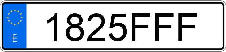 Numer rejestracyjny 1825FFF posiada VOLKSWAGEN GOLF Numer rejestracyjny 1825FFF posiada VOLKSWAGEN GOLF