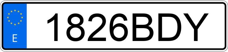 Numer rejestracyjny 1826BDY posiada VOLVO S40