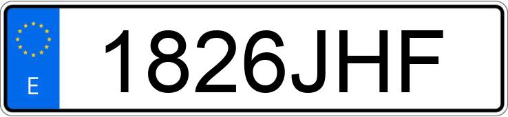 Numer rejestracyjny 1826JHF posiada PEUGEOT 2008 Numer rejestracyjny 1826JHF posiada PEUGEOT 2008