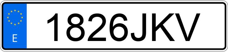 Numer rejestracyjny 1826JKV posiada TOYOTA AURIS