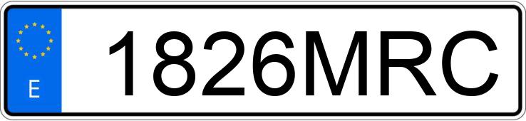 Numer rejestracyjny 1826MRC posiada SEAT TARRACO Numer rejestracyjny 1826MRC posiada SEAT TARRACO