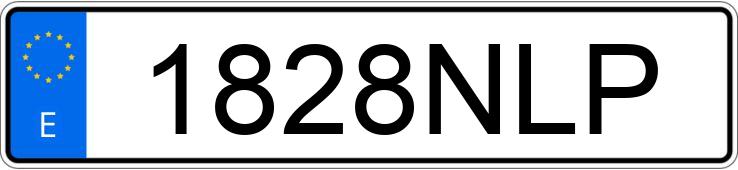 Numer rejestracyjny 1828NLP posiada JAECOO 5