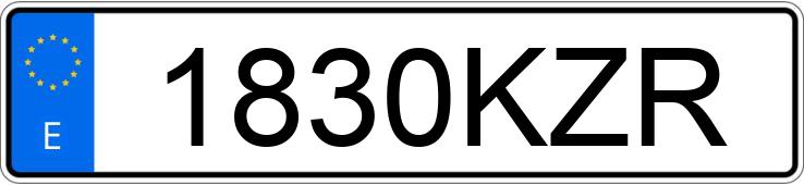 Numer rejestracyjny 1830KZR posiada CITROEN BERLINGO Numer rejestracyjny 1830KZR posiada CITROEN BERLINGO