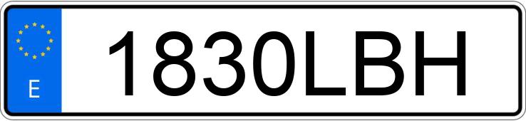 Numer rejestracyjny 1830LBH posiada SEAT IBIZA STYLE FULL CONNECT 1.0 MPI S&S